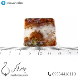 نگین عقیق شجر دریایی مدل برنا _ کد : 400278 | جواهر لوکس