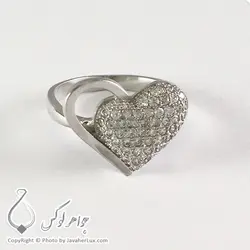 نیم ست نقره زنانه مدل قلب _ کد : 100298 | جواهر لوکس