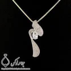 گردنبند نقره زنانه میکروستینگ مدل بازنه _ کد : 100224 | جواهر لوکس