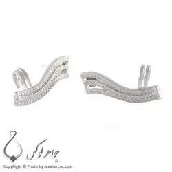 گوشواره نقره زنانه مدل تسی _ کد : 100255 | جواهر لوکس