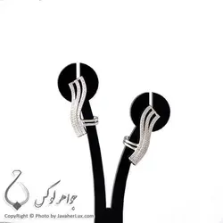 گوشواره نقره زنانه مدل تسی _ کد : 100255 | جواهر لوکس