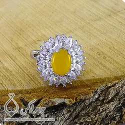 انگشتر زنانه شرف الشمس مدل رومیسا _ کد : 100192 | جواهر لوکس