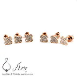 ست گوشواره میخی مدل آنی _ کد : 200220