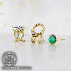 ست گوشواره میخی زنانه مدل سلدا _ کد : 200093