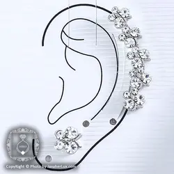 گل گوش زنانه مدل آوان _ کد : ۲۰۰۰۳۹