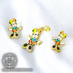 نیم ست فانتزی مدل میکی موس ـ کد : ۲۰۰۰۴۲ | جواهر لوکس