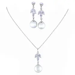 نیم ست مروارید صنعتی زنانه مدل رویال _ کد : ۲۰۰۰۱۱ | جواهر لوکس