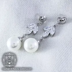 نیم ست مروارید صنعتی زنانه مدل رویال _ کد : ۲۰۰۰۱۱ | جواهر لوکس