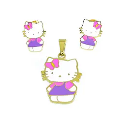 نیم ست فانتزی مدل کیتی صورتی _ کد : ۲۰۰۰۴۷