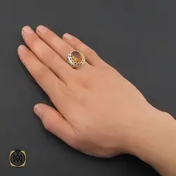 انگشتر زولتنایت مردانه هنر دست استاد صانعی - کد 10334