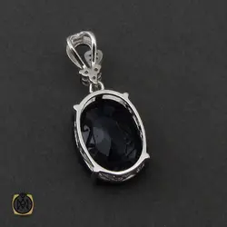 مدال یاقوت کبود اصل طرح ترانه زنانه - کد 3222