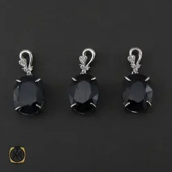 مدال یاقوت کبود اصل طرح ترانه زنانه - کد 3222