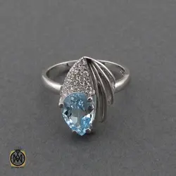 سرویس توپاز آبی طرح تاتیانا زنانه -کد 7244