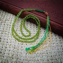 تسبیح شاه مقصود اصل افغان 101 دانه زرد رنگ - کد 4510