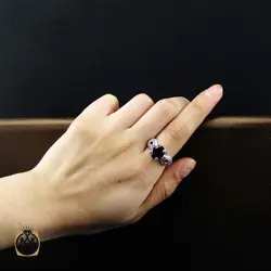 سرویس گارنت زنانه خوش رنگ معدنی طرح رومینا - کد 7388