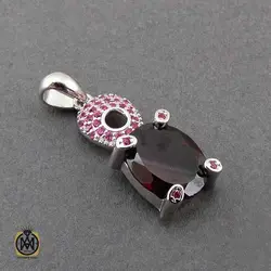 سرویس گارنت زنانه خوش رنگ معدنی طرح رومینا - کد 7388