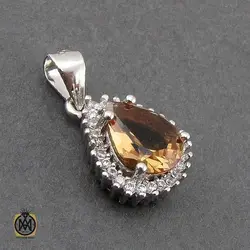 نیم ست نقره طرح شهین زنانه - کد 7314