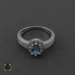 سرویس توپاز آبی طرح چکامه زنانه - کد 7184