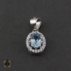 سرویس توپاز آبی طرح چکامه زنانه - کد 7184