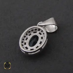 سرویس توپاز آبی طرح چکامه زنانه - کد 7184