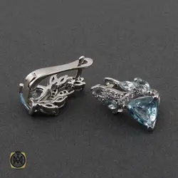 سرویس توپاز آبی طرح سارگل زنانه - کد 7268