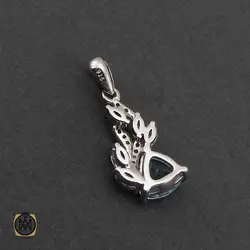 سرویس توپاز آبی طرح سارگل زنانه - کد 7268