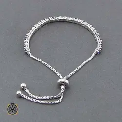 دستبند آمتیست زنانه خوش رنگ و مرغوب طرح مهرانا - کد 1246