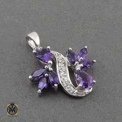 سرویس آمتیست زنانه خوش رنگ طرح سولماز - کد 7387