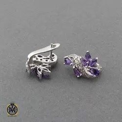 سرویس آمتیست زنانه خوش رنگ طرح سولماز - کد 7387