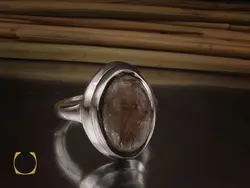 انگشتر کوارتز رُتایل مردانه - کد 10261