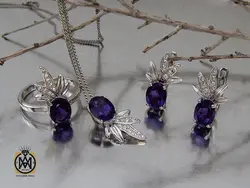 سرویس آمتیست طرح خاطره زنانه -کد 7249