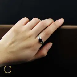 سرویس گارنت زنانه خوش رنگ و معدنی روناک - کد 7356