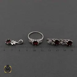 سرویس گارنت زنانه خوش رنگ و معدنی روناک - کد 7356