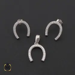 سرویس نقره زنانه طرح نازيلا - کد 7084