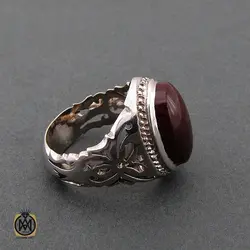 انگشتر عقیق یمن مردانه درشت و مرغوب - کد 8613