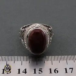 انگشتر عقیق یمن مردانه درشت و مرغوب - کد 8613