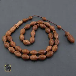 تسبیح کوک (کشکول) اصل 33 دانه تراش تخم مرغی - کد 4470