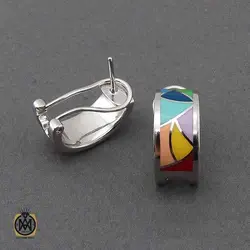 سرویس نقره مینا کاری زنانه طرح آرمیتان - کد 7324