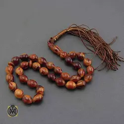 تسبیح سندلوس لبنان 33 دانه خوش بو و معطر - کد 4421