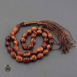 تسبیح سندلوس لبنان 33 دانه خوش بو و معطر - کد 4421