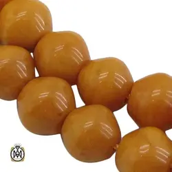 تسبیح کهربا لهستان مرغوب 33 دانه اصل و با کیفیت - کد 4442