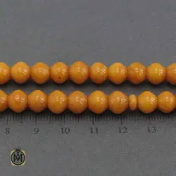 تسبیح کهربا لهستان مرغوب 33 دانه اصل و با کیفیت - کد 4442