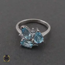 سرویس توپاز آبی طرح بهارین زنانه -کد 7230