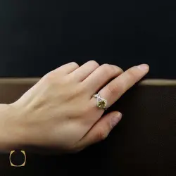 سرویس سیترین زنانه خوش رنگ و مرغوب کاملیا - کد 7343