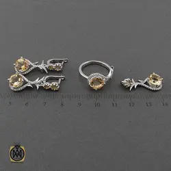 سرویس سیترین زنانه خوش رنگ و مرغوب کاملیا - کد 7343