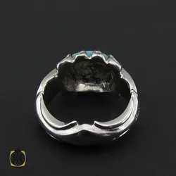 انگشتر فیروزه نیشابوری خوش طبع مردانه – کد 8812