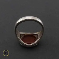 انگشتر عقیق یمن با حکاکی علی صراط السعاده استاد حیدر - کد 10893