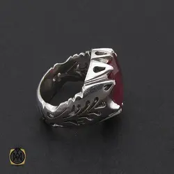 انگشتر یاقوت سرخ مردانه دست ساز – کد 8800