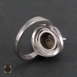 سرویس نقره با نگین فیروزه نیشابور زنانه طرح شيدا - کد 7044
