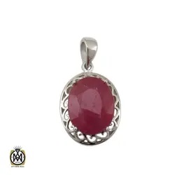 مدال یاقوت سرخ طرح آرمیتا زنانه - کد 3216